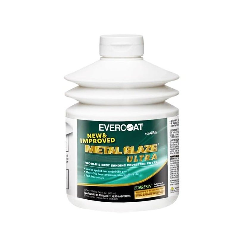 Evercoat Metal Glaze Ultra Polyester Putty for Fiberglass, Aluminum, Steel and More - 30 Fl Oz - Image 1
